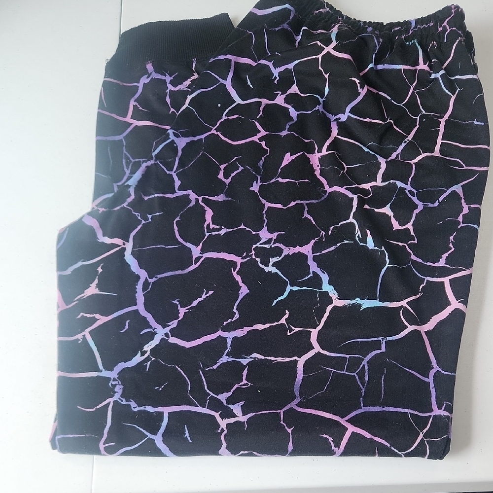 LuLaRoe Jax with Pink and Purple Streaks